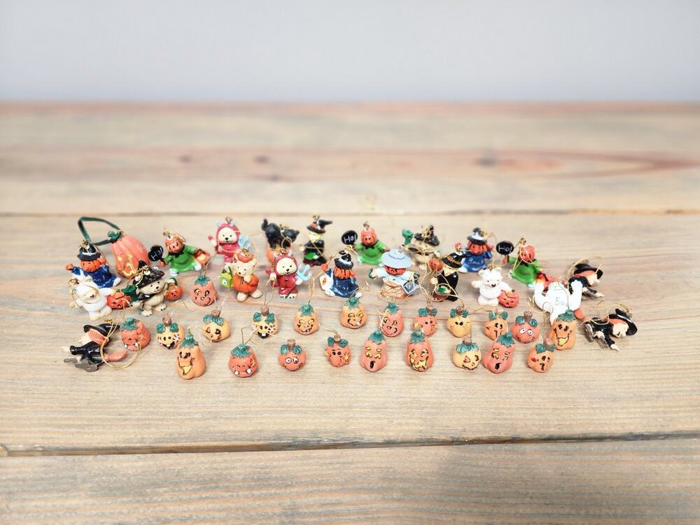 Vintage Halloween Mini Ornament Lot